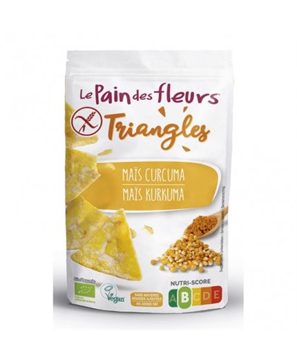 Triángulos de Maíz y Cúrcuma Bio Triángulos de Maíz y Cúrcuma Bio