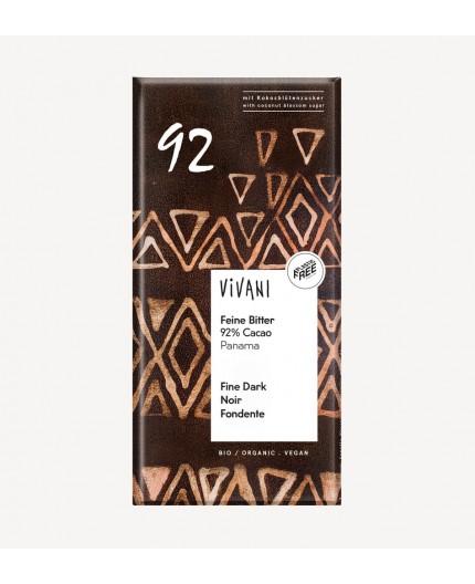 Chocolate Negro 92% con Azúcar de Coco Bio Chocolate Negro 92% con Azúcar de Coco Bio