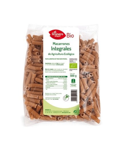 Macarrones Integrales Bio Macarrones Integrales Bio