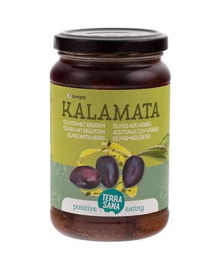 Aceitunas Kalamata Marinadas con Hueso Bio Aceitunas Kalamata Marinadas con Hueso Bio