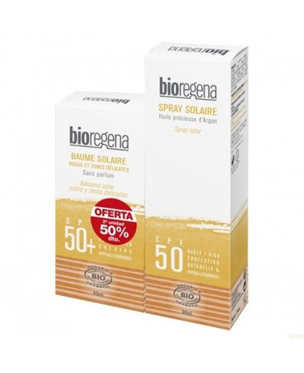 Pack Spray SPF 50 y Rostro SPF 50 Bio Pack Spray SPF 50 y Rostro SPF 50 Bio
