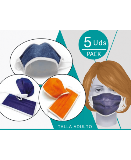 Mascarilla 3 Capas Reutilizable - Color Gris Mascarilla 3 Capas Reutilizable - Color Gris