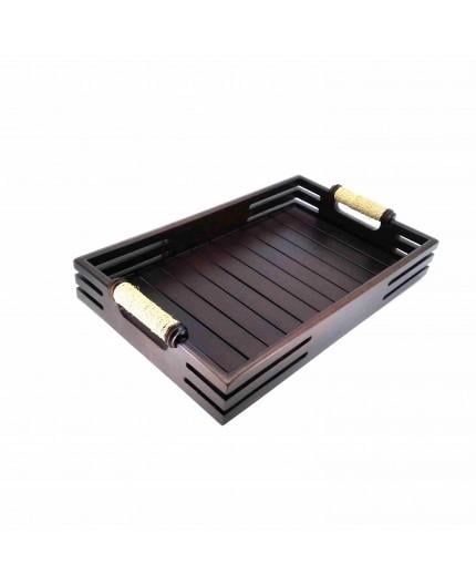 Bandeja de Madera Rectangular 28 cm Bandeja de Madera Rectangular 28 cm