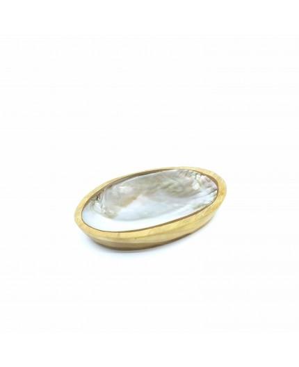 Concha Decorativa Teca y Nácar Paua 05 Concha Decorativa Teca y Nácar Paua 05