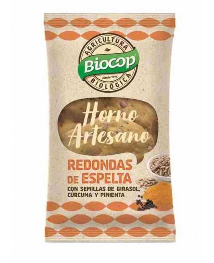 Redondas Espelta Cúrcuma y Pimienta Bio Redondas Espelta Cúrcuma y Pimienta Bio