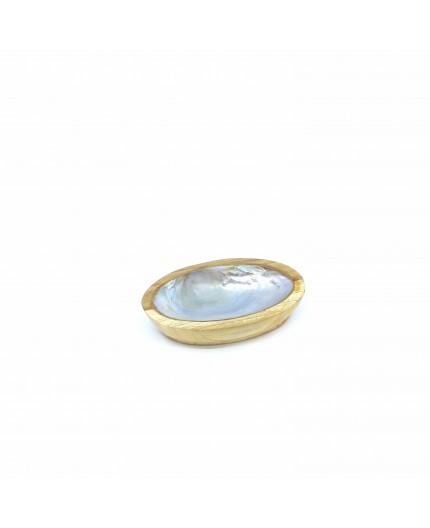 Concha Decorativa Teca y Nácar Paua 02 Concha Decorativa Teca y Nácar Paua 02